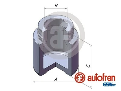 Piston, brake caliper